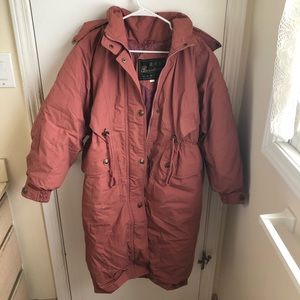 Salmon Puffy Parka